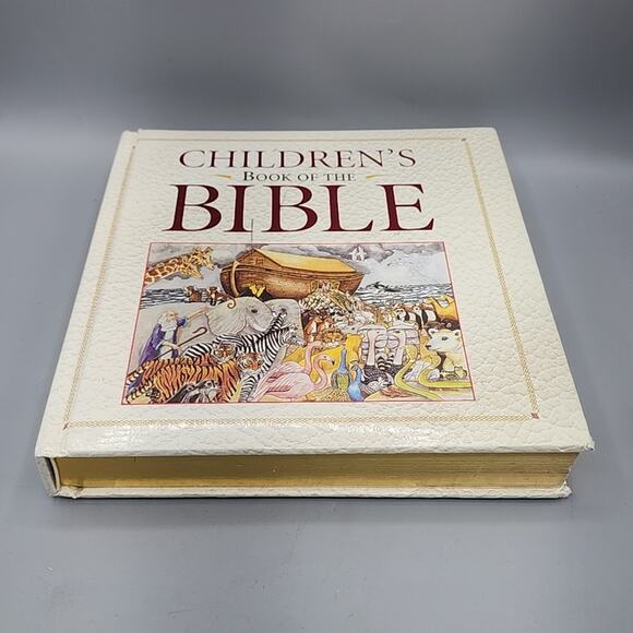Children’s Book Of The Bible 1998 Vintage Illustrated Gold Edges Made In USA - Picture 16 of 16